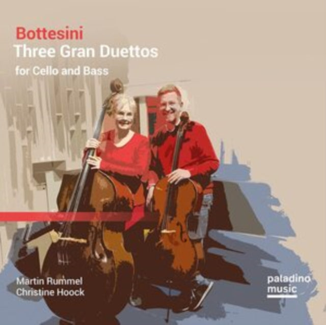 Martin Rummel / Christine Hoock: Bottesini: Three Gran Duettos For Cello And Bass - CD