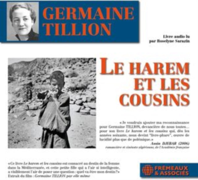 Germaine Tillion: Le Harem Et Les Cousins Livre Audio Lu Par Roselyne Sarazin - CD