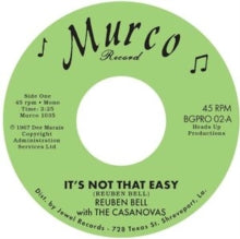 Reuben Bell with the Casanovas: It's Not That Easy/Hummin' a Sad Song