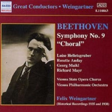 Vienna State Opera Chorus: Symphony No. 9 'Choral' (Weingartner, Lpo, Helletsgruber)