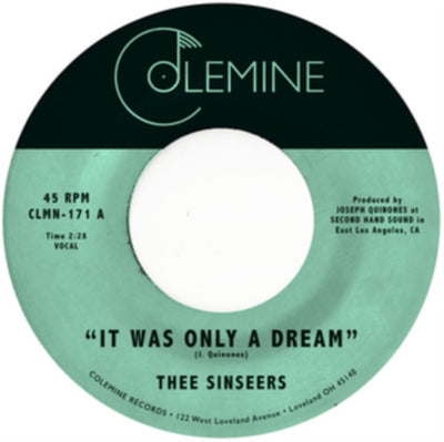 Thee Sinseers: It Was Only a Dream