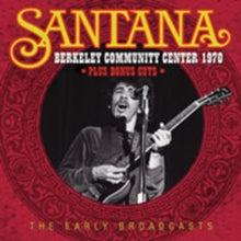 Santana: Berkeley Community Center, 1970