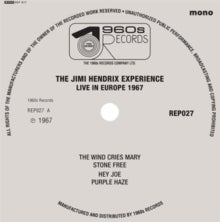 The Jimi Hendrix Experience: Live in Europe 1967
